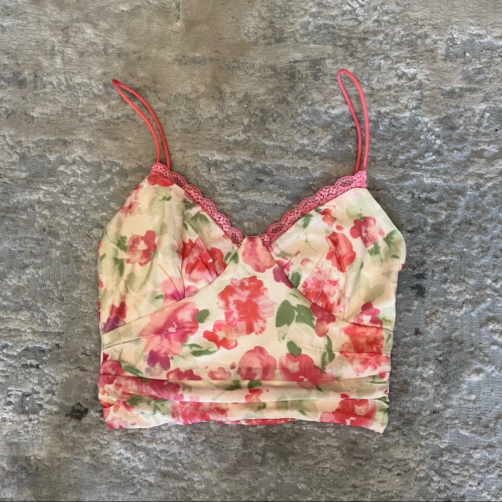 NWOT Princess Polly floral tank top